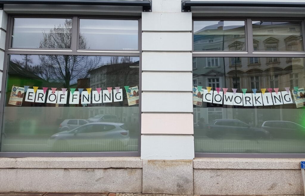 Schaufenster der Thinkfarm Eberswalde